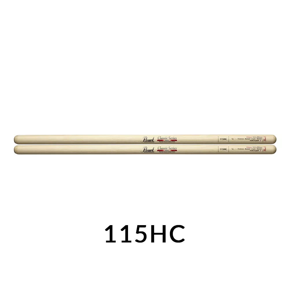 Pearl NO.115 無切型山胡桃木小鼓棒